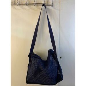 Chicco padded cover sheet‎ with mesh bag blue checkered 35x25”